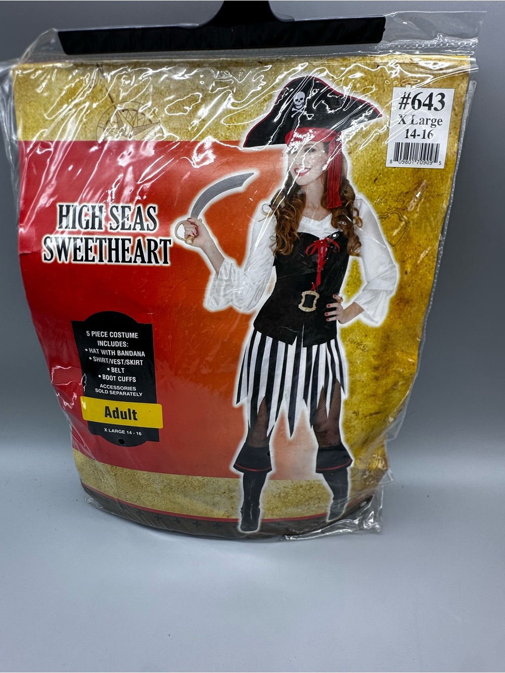 High Seas Sweetheart woman’s adult pirate Halloween costume